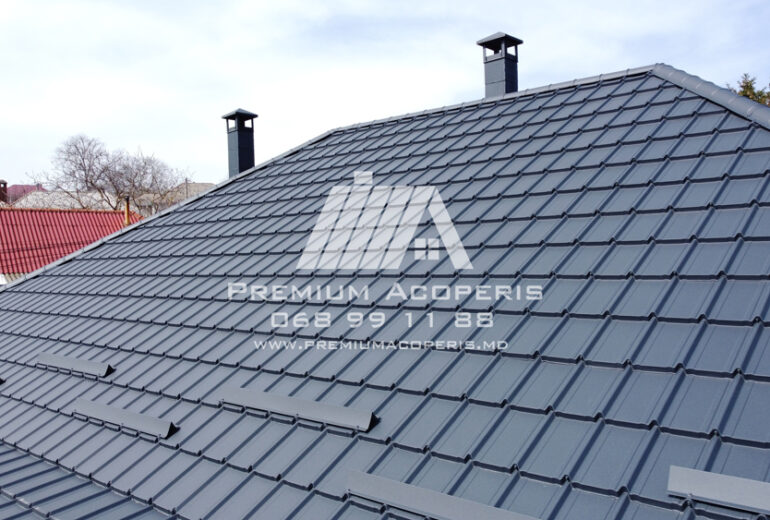 Acoperis din Tigla metalica dublu modulara Nordica - Premium Acoperis