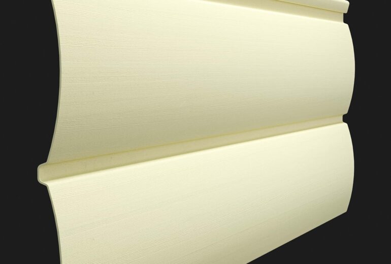 Siding PVC Blockhouse – nuanța Banana