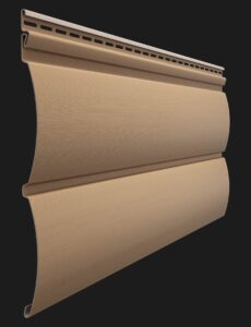 Siding PVC Blockhouse – nuanța Capuchino